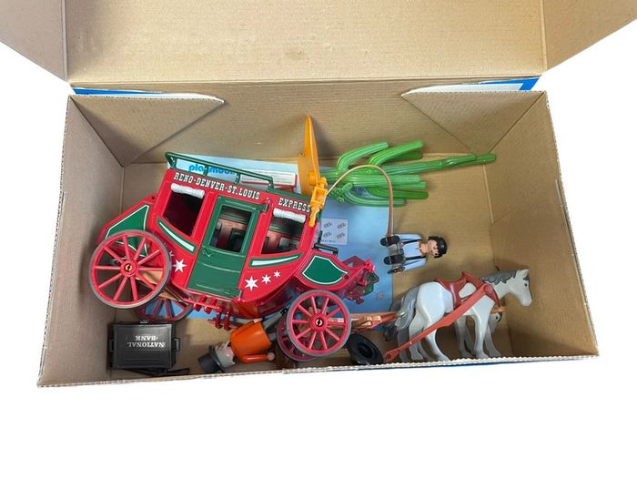 Playmobil 4399 calèche / diligence Western complet - photo numéro 4