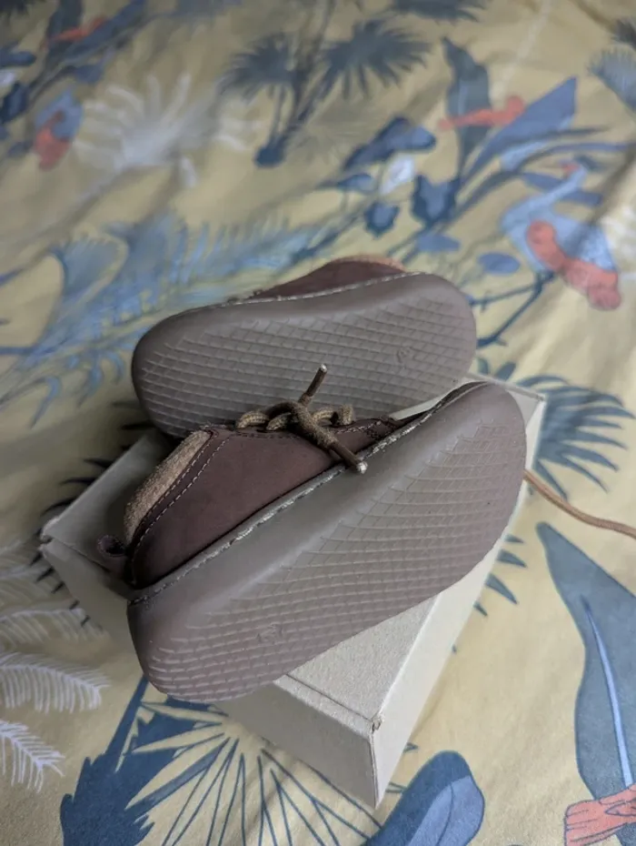 Chaussures verbaudet hiver à lacet taille 18 - photo numéro 5