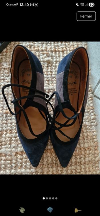 Chaussure à talon Glitter 