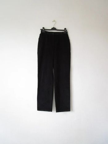 Pantalon mom velours noir Jac Jac 38 NEUF