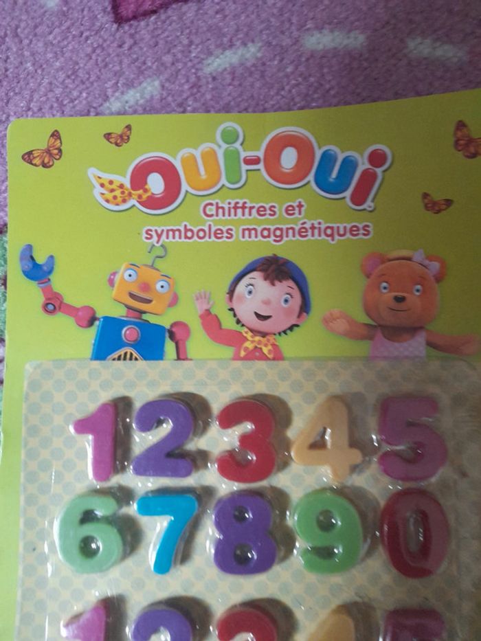 Chiffres et symboles magnétiques oui-oui - photo numéro 3