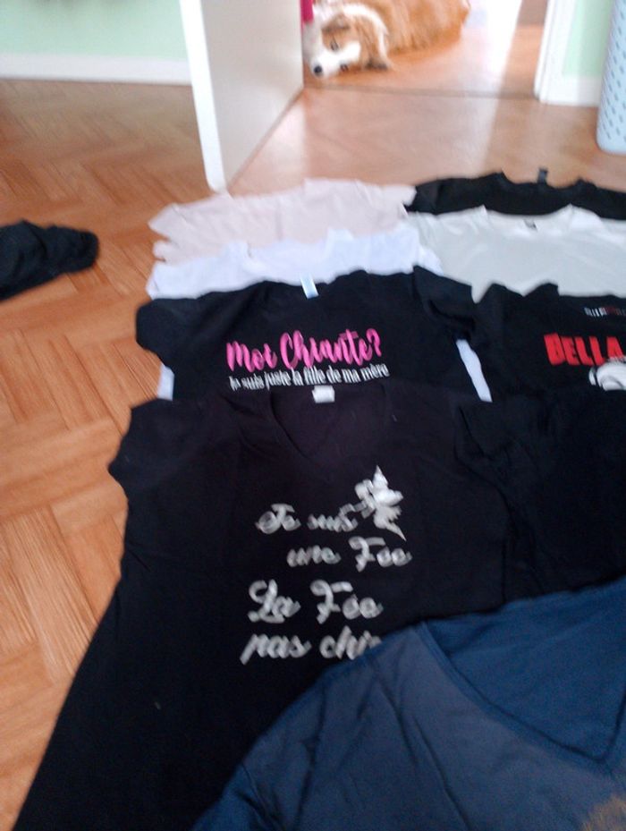 Lot de 9 t-shirts - Taille L - photo numéro 3