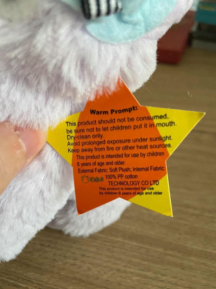 Petite peluche alpaga violine - photo numéro 4
