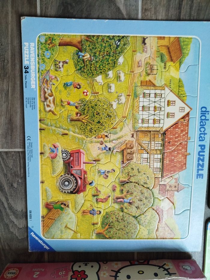 Lot de 4 puzzles 20,24,34 pièces - photo numéro 3