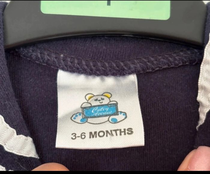 Combinaison marinière bébé garçon - taille 3/6 mois - photo numéro 2