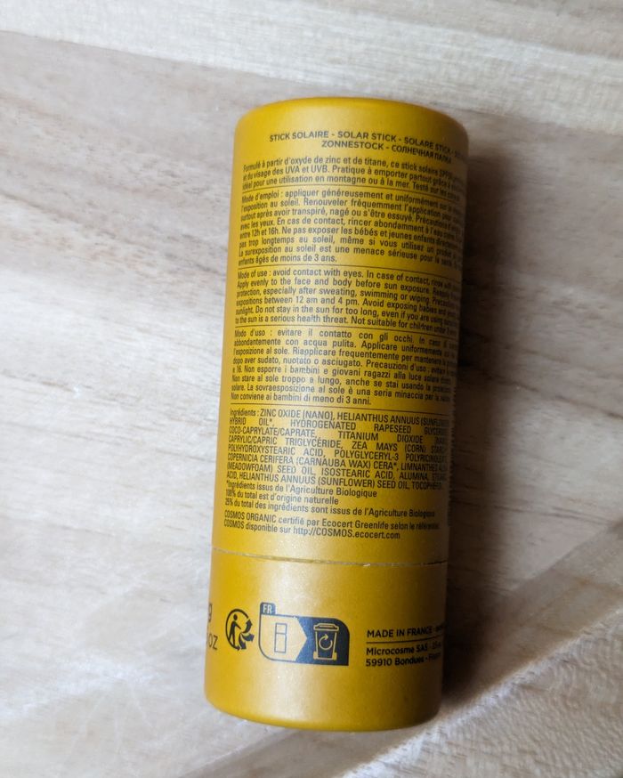 Avril stick solaire visage et corps SPF50 petit format 50g - photo numéro 2