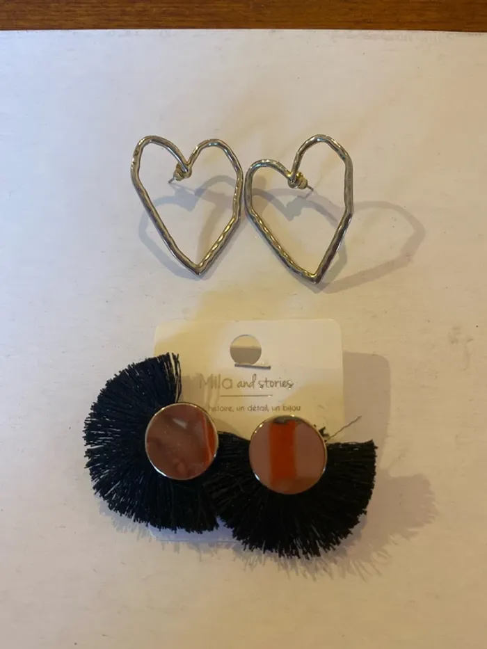 Lot de boucles d’oreilles
