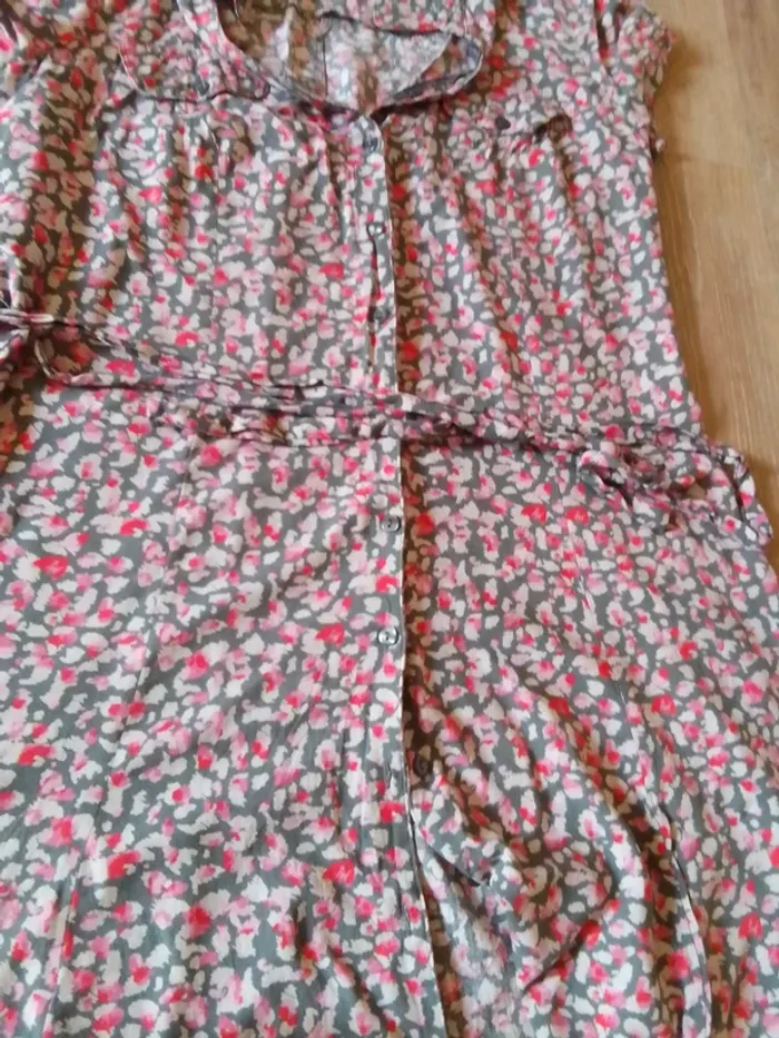 Robe Damart femme 46 grise rose - photo numéro 7