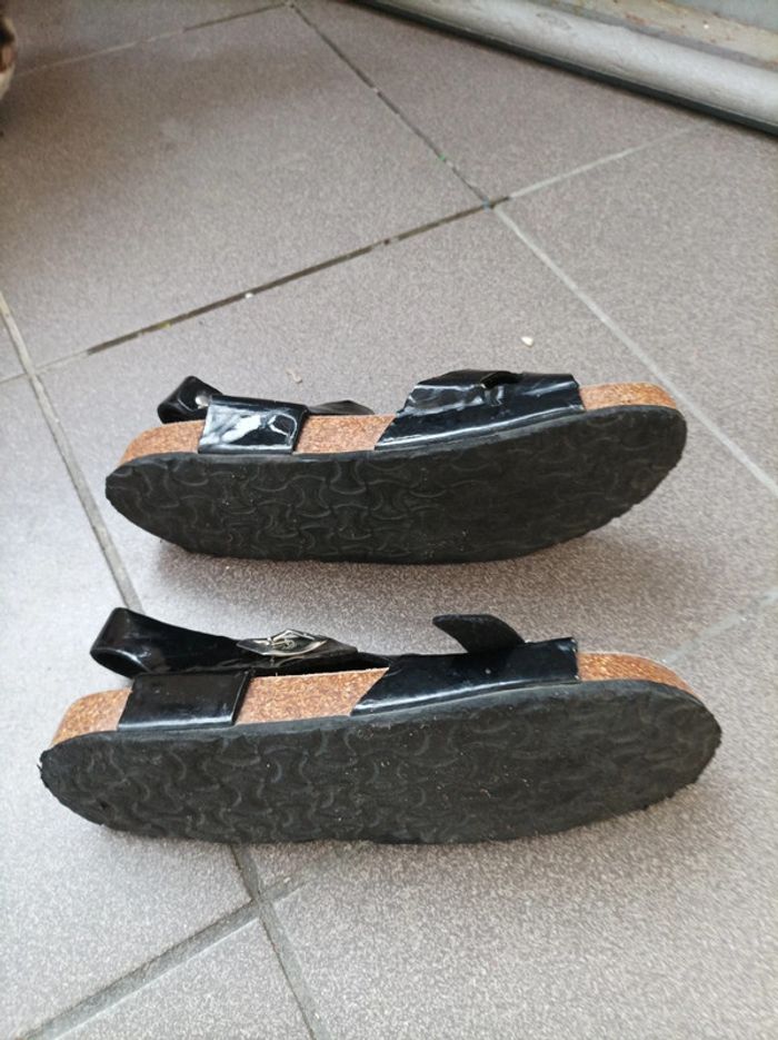 Sandales noires femme - photo numéro 4