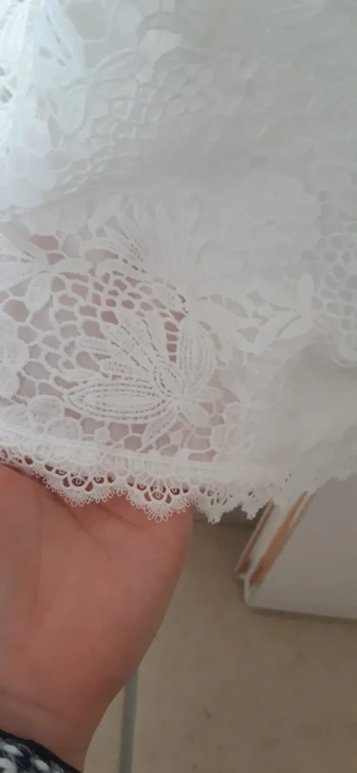 Tunique blanche dentelle / Shein / S - photo numéro 6