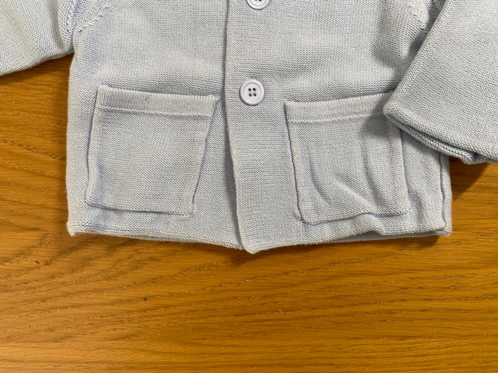 Petit Bateau Gilet chaud bleu Taille 3 mois - photo numéro 3