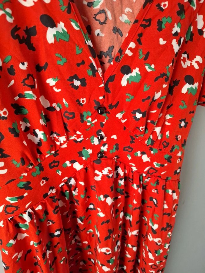 Superbe robe rouge shein taille m neuve - photo numéro 4
