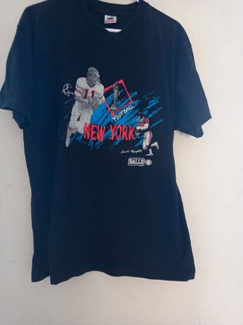 T- shirt hommes noir avec motifs Taille : Xl