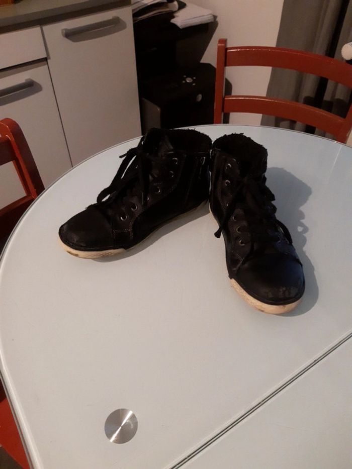 Baskets montantes fourrées 37