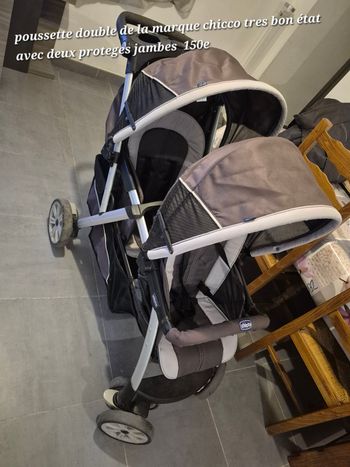 Poussette double 