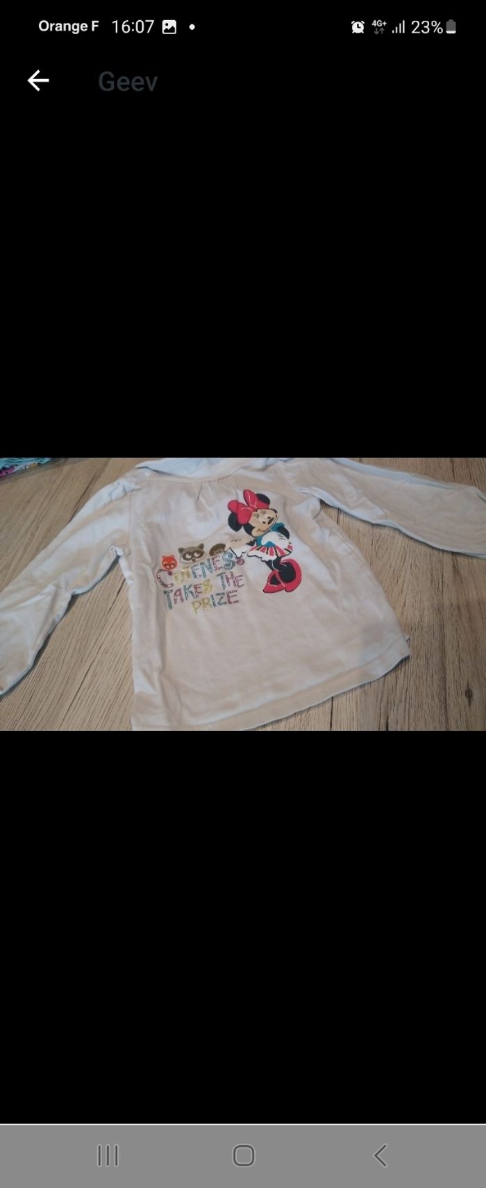 Lots t shirts  fille disney - photo numéro 3