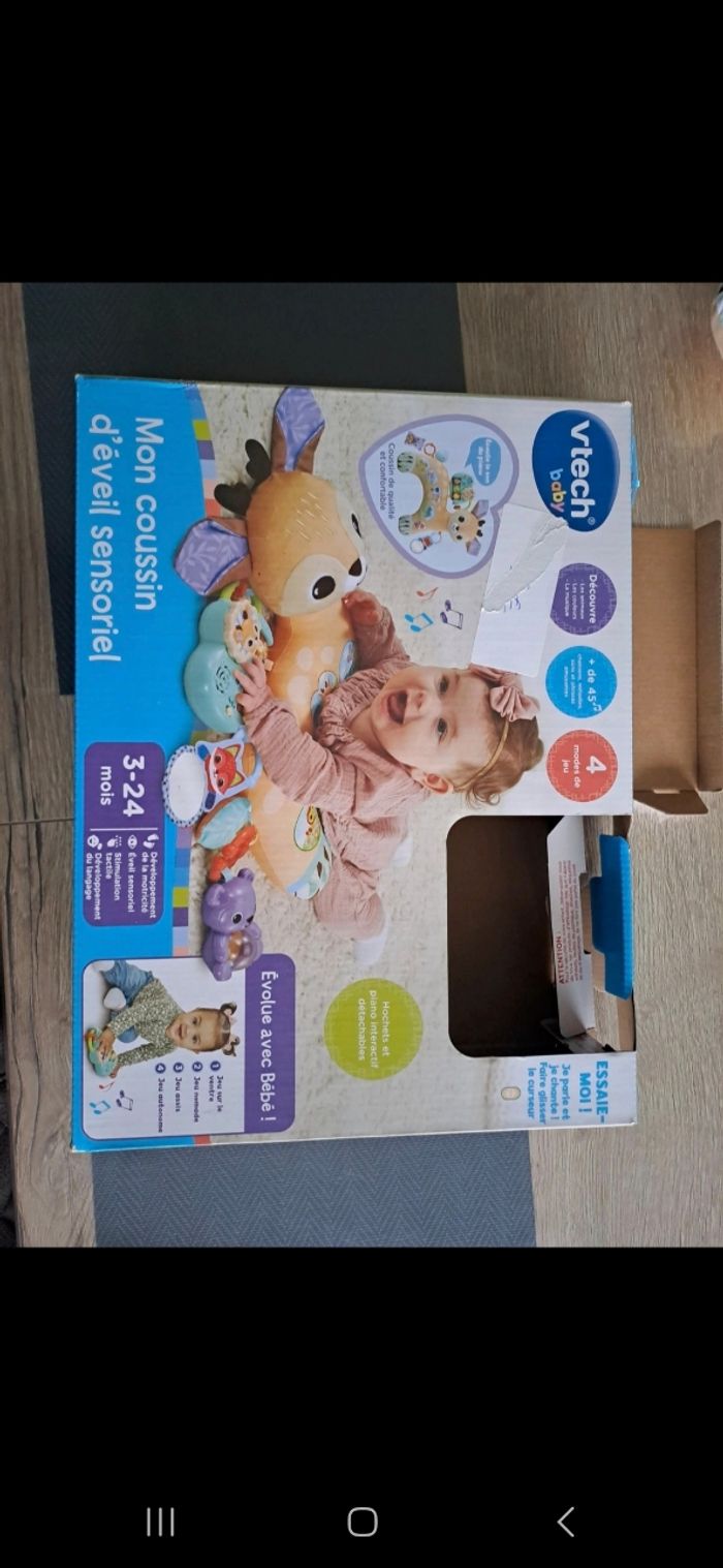 Coussin d'éveil sensoriel - photo numéro 2