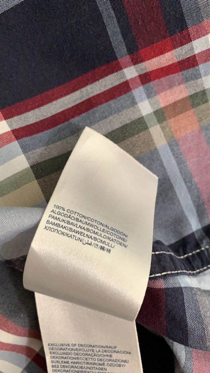 Chemise à carreaux Hilfiger Denim (multicolore), M - photo numéro 4