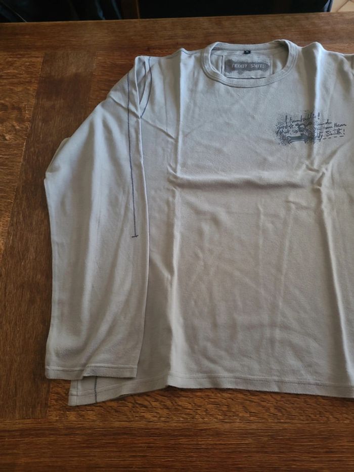 Tee shirt manche longue teddy Smith - photo numéro 2