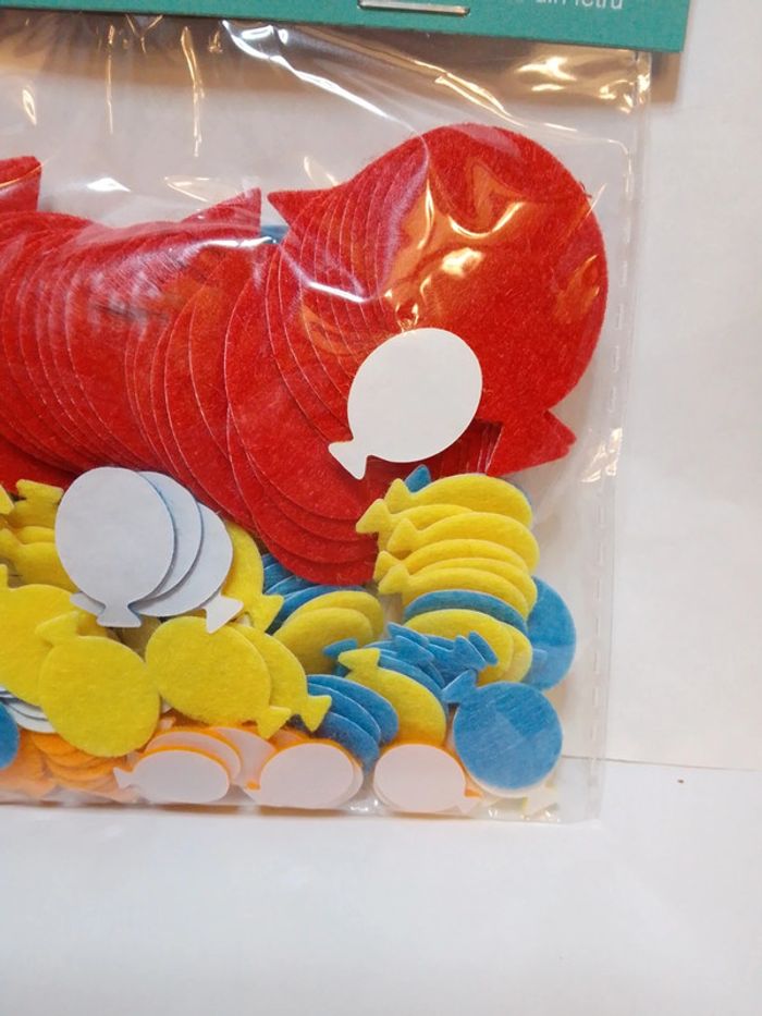 Autocollants feutrine "Ballon" scrapbooking - photo numéro 4