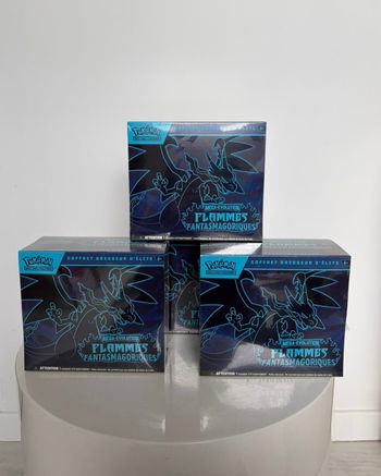Coffret Dresseur d'Élite (ETB) ME02 Flammes Fantasmagoriques - Scellé FR avec mini défaut