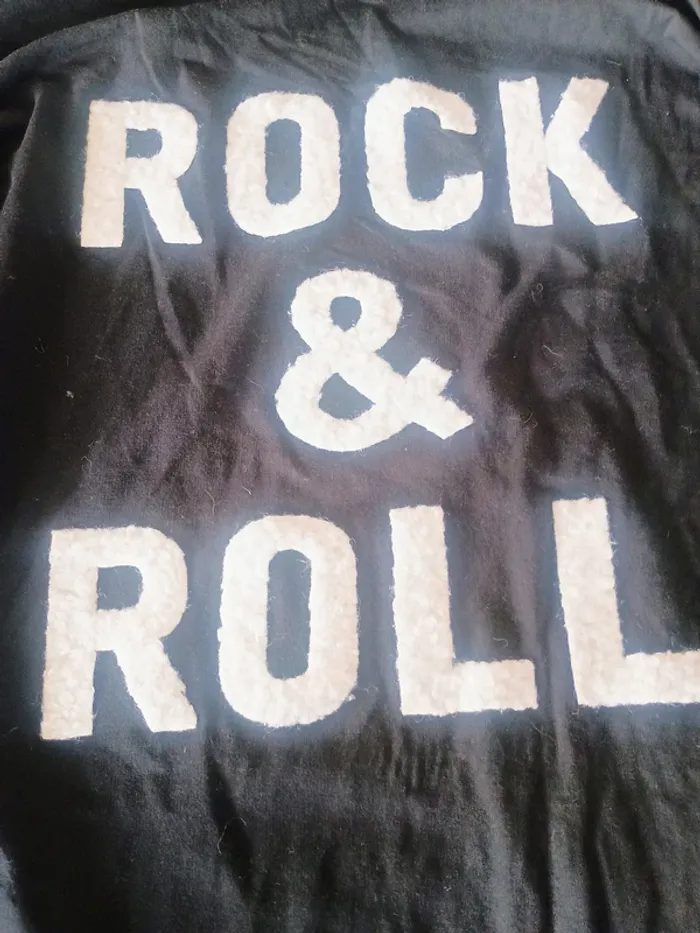 Gilet long noir rock and roll - photo numéro 4