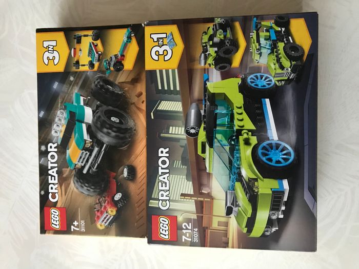 Lego creator 3 en 1 - 31074 et 31120
