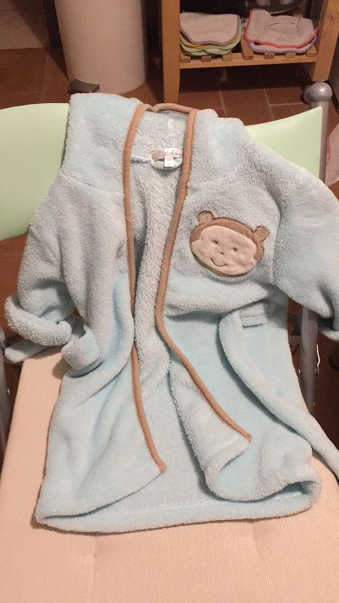 Peignoir bleu ciel