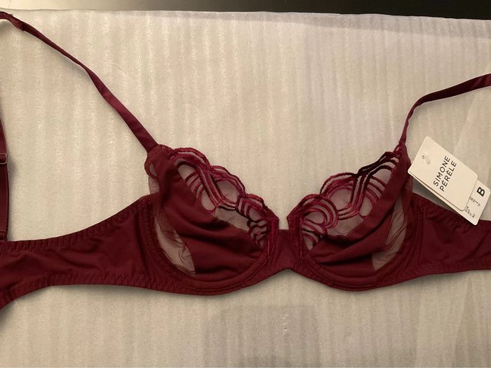 Soutien-gorge bordeaux Simone Pérèle neuf - photo numéro 11