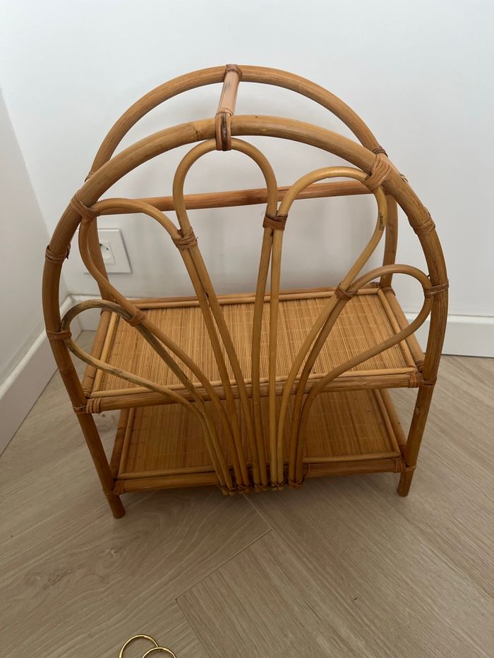 Penderie poupée rotin - photo numéro 3