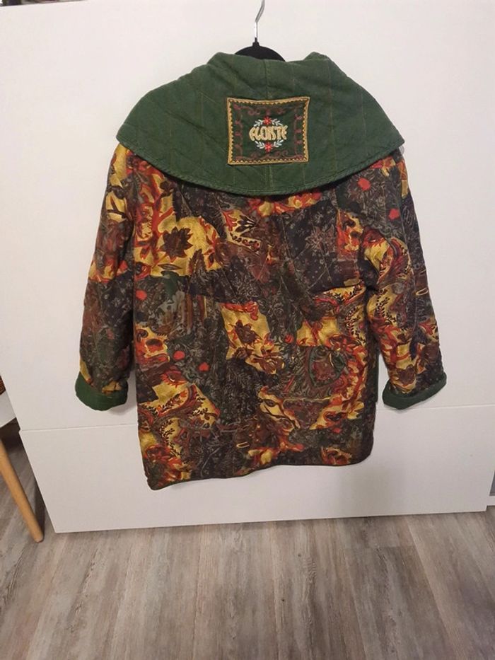 Manteau matelassée couleur automnale vintage - photo numéro 5