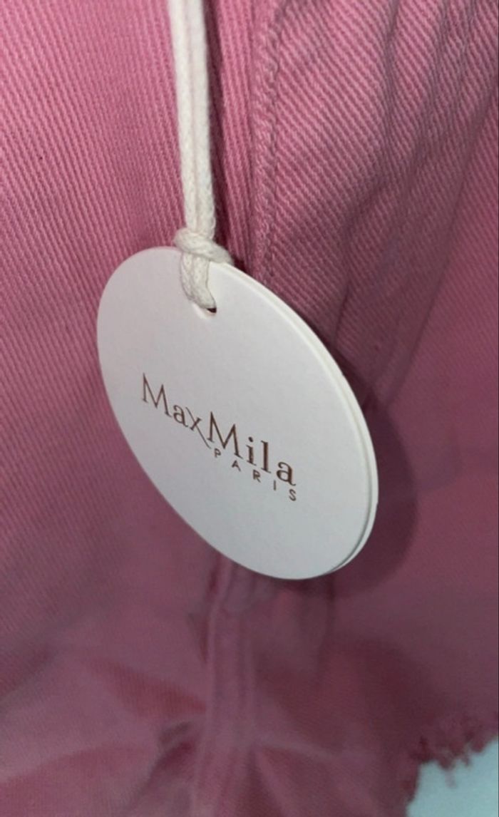 MaxMila Paris - Short en jean - Taille M - Rose - Neuf avec étiquette - photo numéro 4
