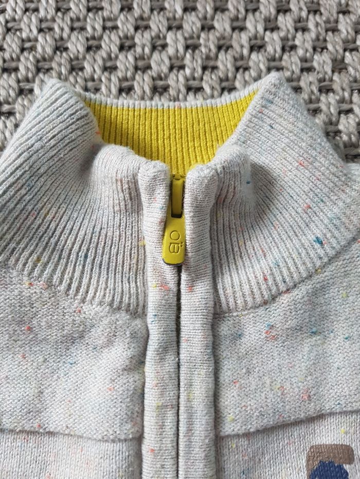 Gilet beige chiné garçon - 3 mois - photo numéro 5