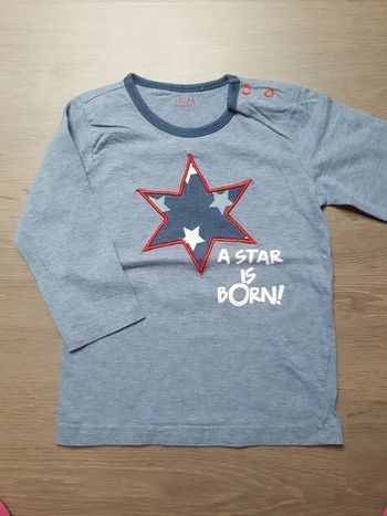 T-shirt manches longues taille 86 - 92
