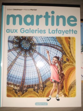 Livre Martine aux galeries Lafayette