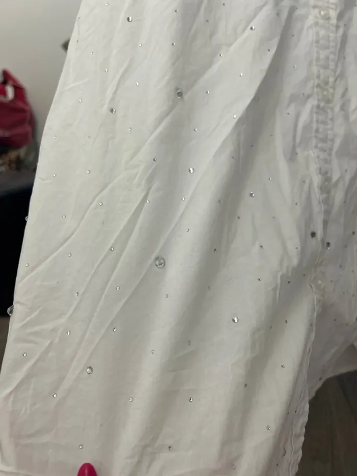 Longue chemise à strass - photo numéro 2