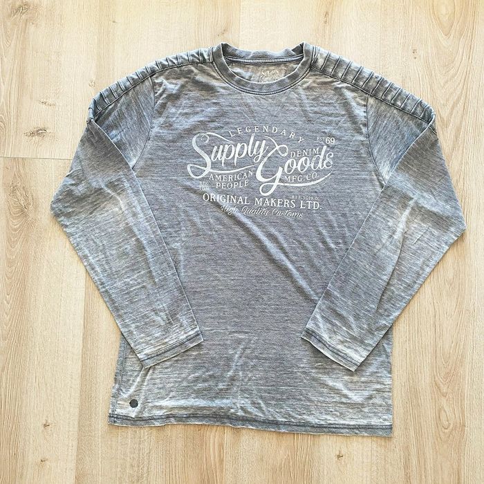 The Original American People Clothes 1969 T-Shirt Vintage Homme Exclusive Gris Clair (Taille XL) - photo numéro 2