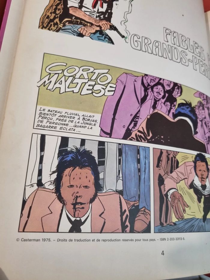 bd corto maltesse hugo Pratt l'ange à la fenêtre d'orient casterman 1975 - photo numéro 8