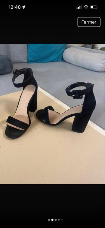Sandale à talons 