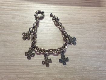 Magnifique bracelet métal argenté vintage