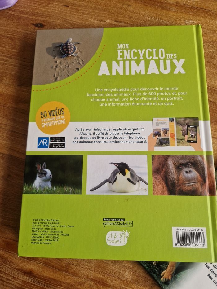 Lot de 2 livres animaux - photo numéro 2