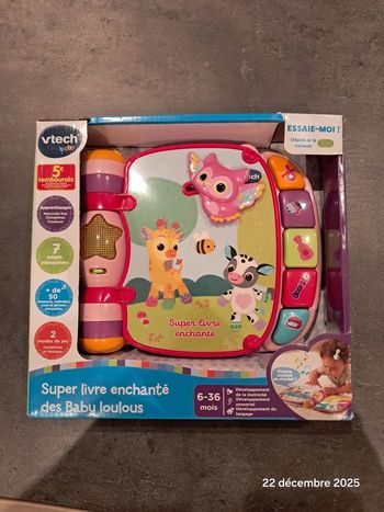 Super livre enchanté des Baby loulous VTECH