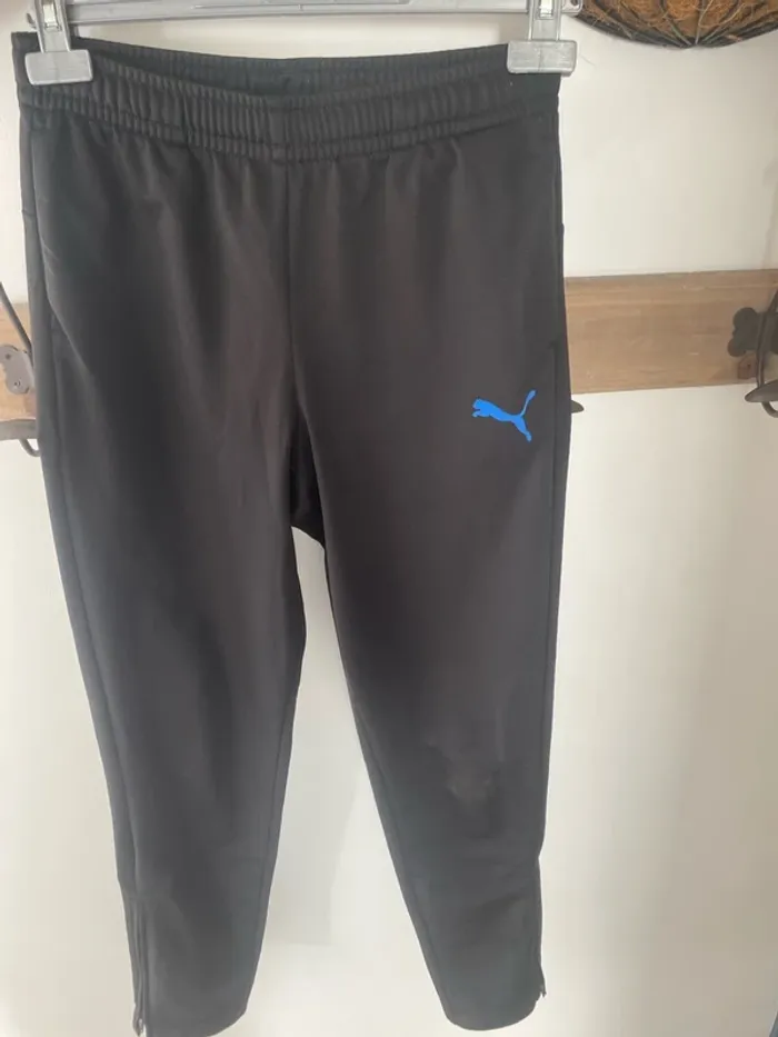 Pantalon de survêtement noir Puma Taille 13-14ans - photo numéro 5