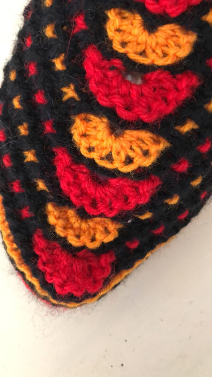 chaussons tricotés à la main - photo numéro 8