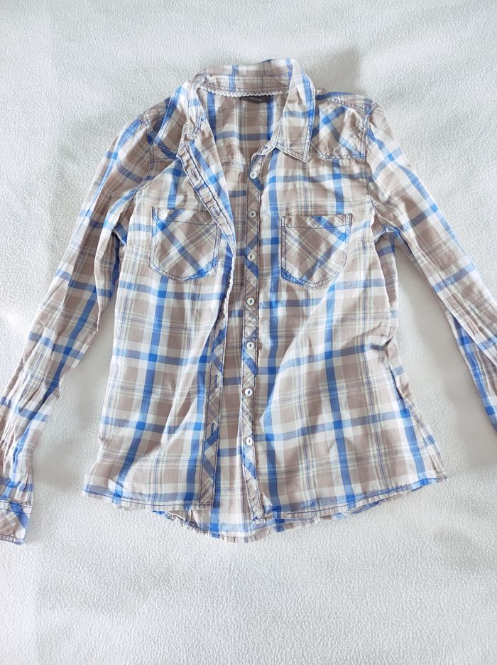 Chemise à carreaux