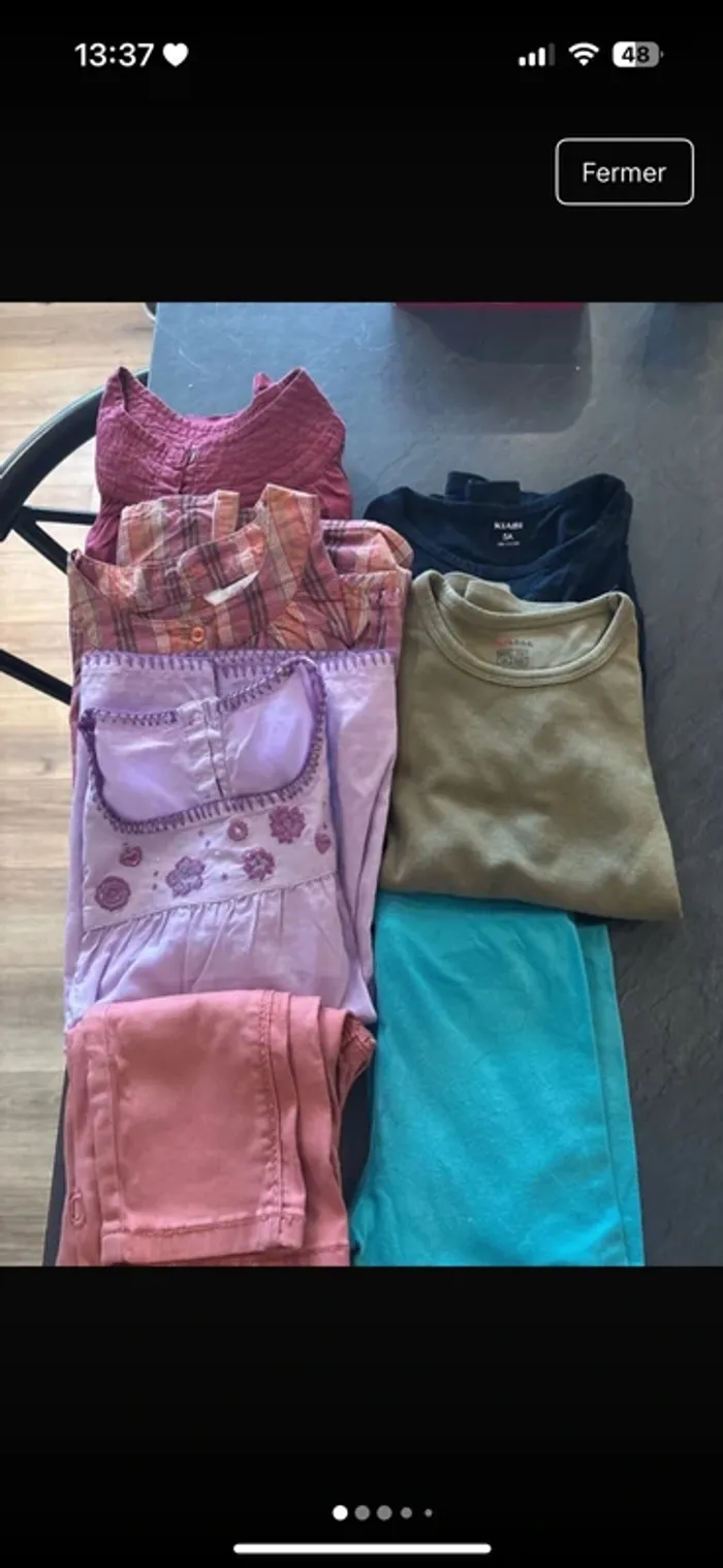 Lot de vêtements