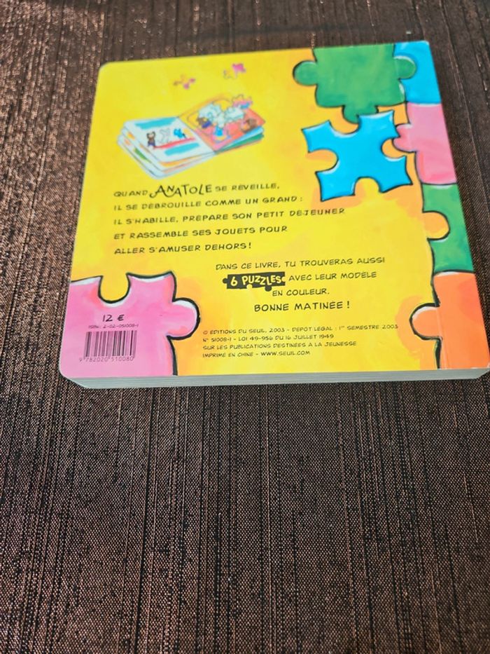 Livre puzzle Anatole - photo numéro 5