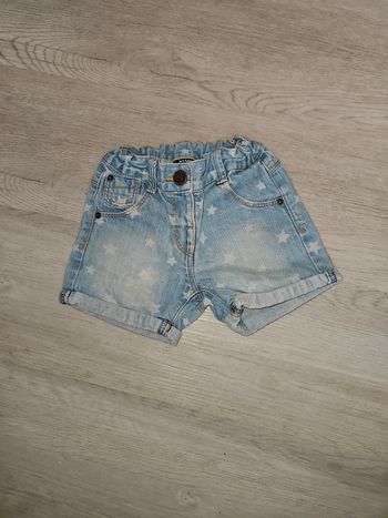 Short jean fille étoiles taille 3 ans