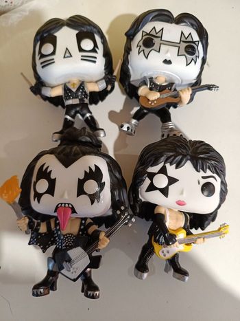 Lot 4 figurines KISS – style Funko – Rock 🎸