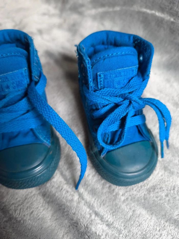 Basket converse bleu 18 - photo numéro 3